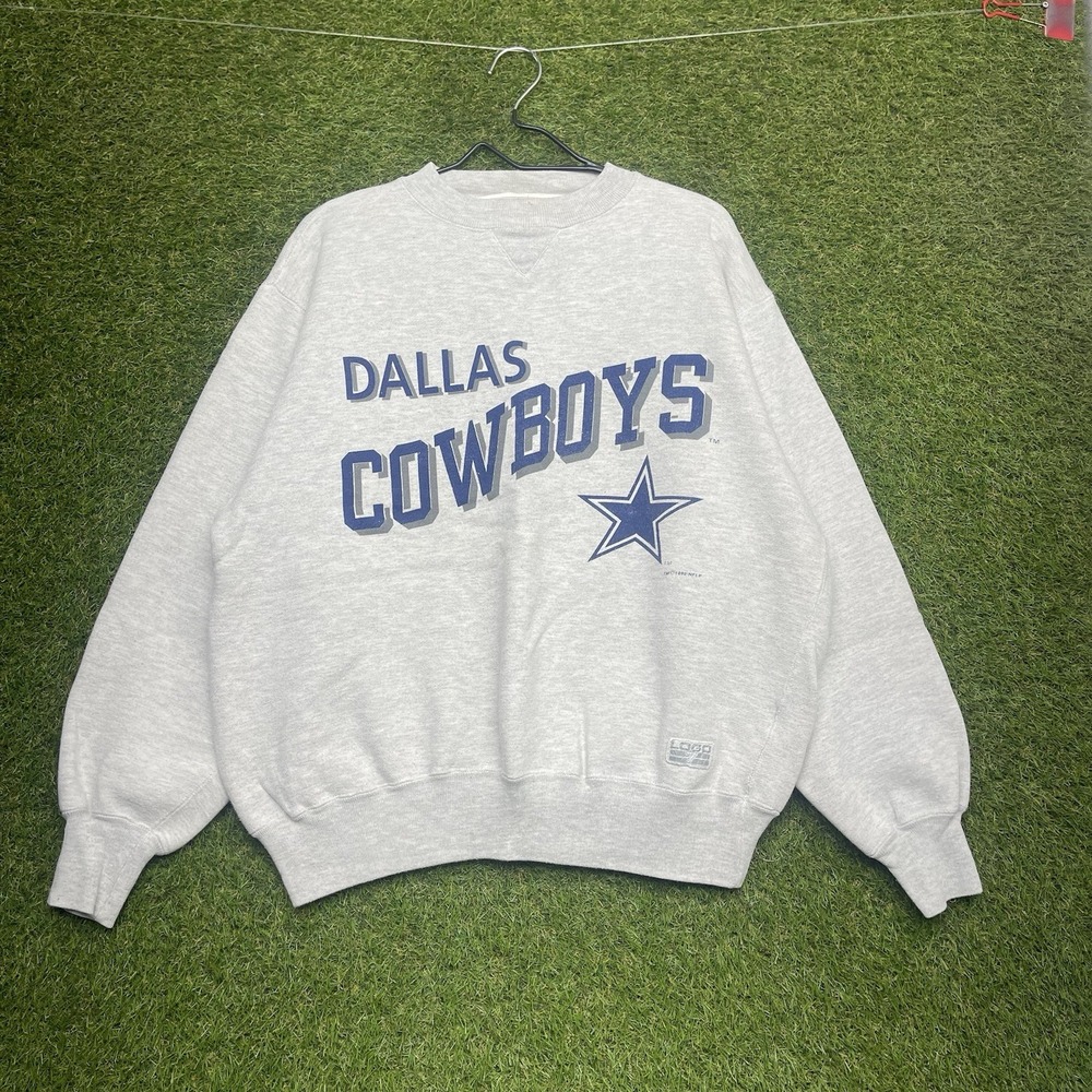 Vintage Dallas Cowboys Sweatshirt Mens Large Logo 7 1993 NFL Crewneck Pullover